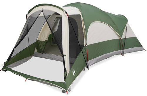HOMELEN Tente tunnel avec toit bleu en taffetas 510 x 240 x 156 cm étanche avec port E pour le camping familial, les aventures d'été