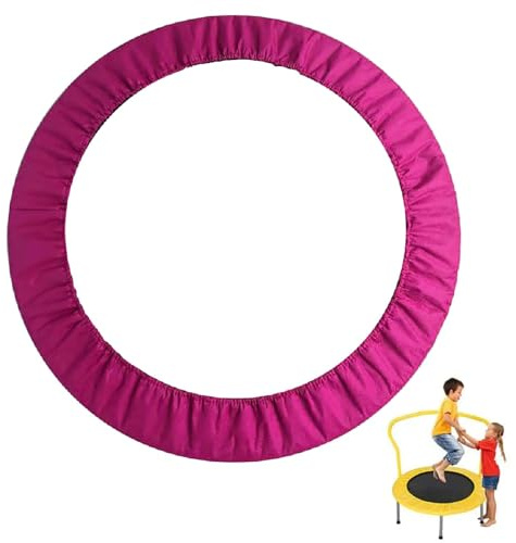 Blå mini-studsmatta ersättning säkerhetsdyna skydd 0,96 m (38 tum) 6 hål Ki fitness trampolin kjol du skyddande vakt för säker lek