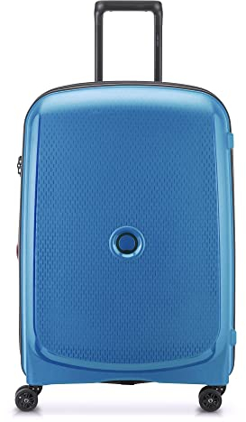 DELSEY PARIS - Belmont Plus - Ausziehbarer großer starrer Koffer - 70x47x33 cm - 87 Liter - M - Zinkblau