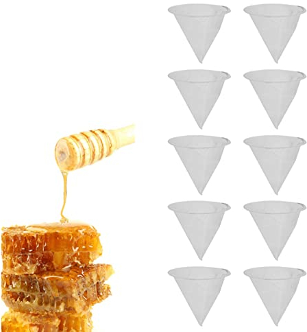 10 Sacchetti Per Filtro Per Miele, Sacchetto Filtro Per Miele D'api, Filtro in Nylon a Maglia Fine, Sacchetto Per Latte di Noci, Strumenti Per L'estratto, Forniture Per Apicoltura Per Filtrare E Filtr