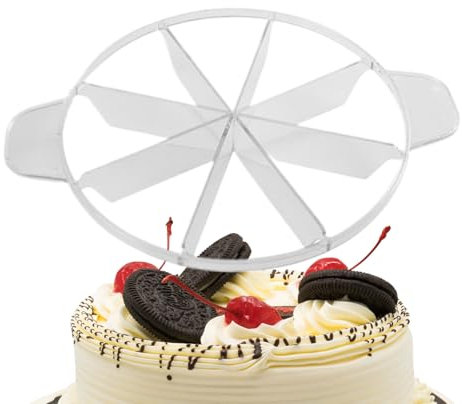 Moxeupon Taglierina per torte e dolci, accessorio per dolci, decorazione per torte, fondente, festa di compleanno