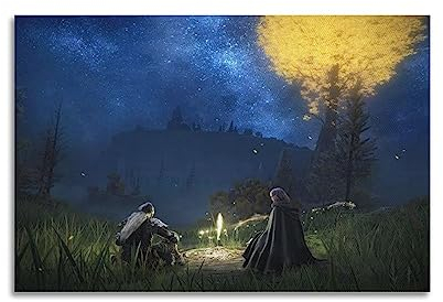 VZRSQZK Game Eldon Ring Sites of Lost Grace Poster, dekoratives Gemälde, Leinwand, Wandposter und Kunstdruck, modernes Familienschlafzimmer-Dekor-Poster, 30 x 45 cm