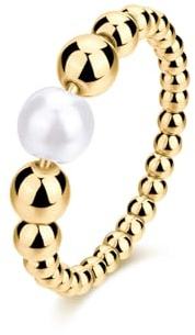 Brosway Anello Donna in Acciaio e Perle | Collezione Perfect - BPC35B