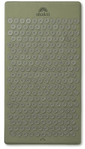 ShaktiMat Premium Acupressure Mat, Level 1 in Tulsi, Massage Muscles, Aid Sleep & Unlock Inner Tension | Similar to Acupuncture, No Needles Required | Organic Cotton Certified