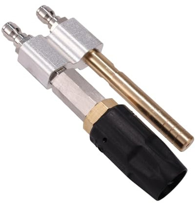 lasuroa Buse Rotative M5, Buse 2 en 1 Réglable pour Lavage Doux en Aval et Savon Longue Portée avec Raccord NPT 1/4 Embout de Nettoyeur Haute Pression de 3 à 7 GPM pour Le Nettoyage des Sols Jardin