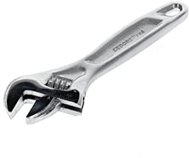 GEDORE red Llave de una boca ajustable, Anchura de sujeción 24 mm (15/16 pulgadas), Escala de ajuste, Cromada, Herramienta, R03100006