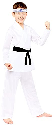 amscan (PKT (9912060) Miyagi Do Karaté Gi Costume pour enfant (6-8 ans) – Cobra Kai – [1297]