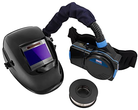 Sealey Welding Helmet with TH2 Powered Air Purifying Respirator (PAPR) Auto Darkening- PWH616