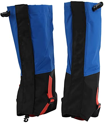 Psytfei Beingamaschen Für Kinder, wasserdichte Schneegamaschen Zum Wandern, Schuhgamaschen Für Jungen Und Mädchen, Kinderstiefelgamaschen, Geeignet Für Camping, Wüstenüberquerungen(Blau)