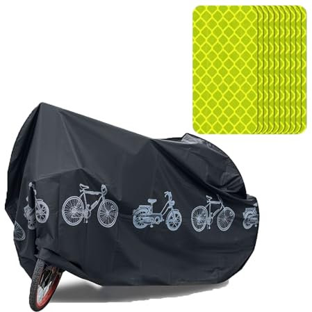 Housse Velo,Bache Velo,Housses pour Vélo,Housse de Vélo Extérieure,Housse de Vélo Etanche,200 x 100cm Protection pour vélo Anti Poussière,Protection étanche Contre poussière,Pluie,Neige UV