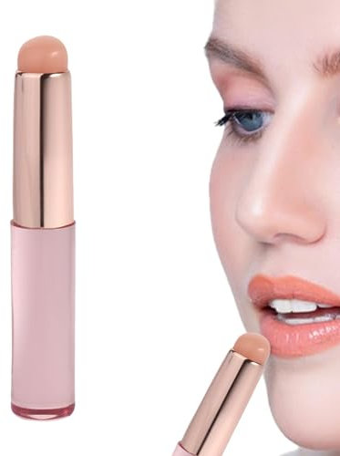 Generic Pennello per labbra in silicone – Pennello per labbra portatile versatile e riutilizzabile per applicatore correttore rossetto – rosa