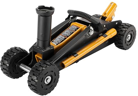 Cat Wheelie Off-Road Trolley Jack, 2 Ton, Portable, Oversized Wheels for Rugged Terrain - 980883ECE
