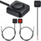 omolly 4 Pcs Momentary Push Button Switch, 12V/24V Latching Push Switch Button, Mini Switch On-Off Rocker Switch, Round Button for Car Trumpet, PC, Table Lamp, Home Doorbell