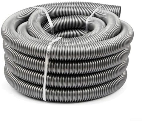 Manguera flexible para aspiradora de 3 metros de longitud de 38 mm, manguera de recogida de polvo industrial interior para aspiradoras