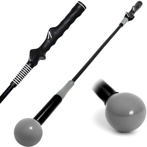 SAPLIZE Golf Swing Trainer – Right-Handed Golf Swing Training Aid for Tempo, Strength and Flexibility | Durable Golf Training Aids for Indoor & Outdoor Practice with 40 & 48 Size Options