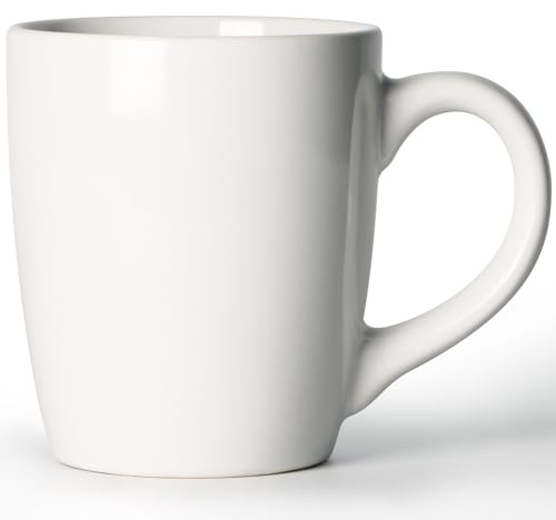 SHOWFULL Large Coffee Mug, 20 OZ Extra Coffee Mug, Smooth Ceramic Boss Cup, Big Capacity and Large Handle, for Dad Men Women, Microwave & Dishwasher Safe, White