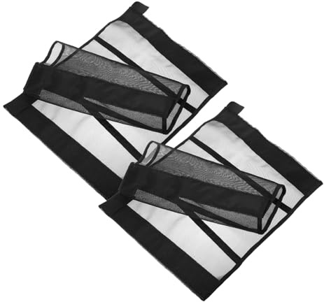 SEWACC 4piezas Botas Protectoras de Malla Antimoscas Botas de Montar Transpirables para Caballos Polainas Ligeras Protección Antideslizante para Montar al Aire y Uso Pastos