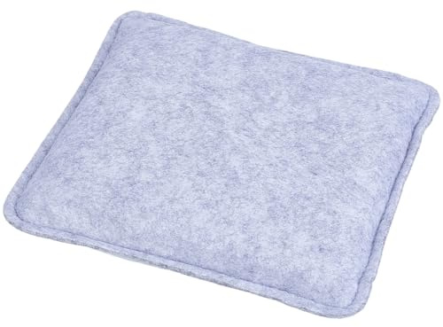 CABODYALS Tapete de Lana para Fieltrar con Aguja, Suministros de Lana Gris, Base de Tela de Fieltro con Aguja Firme Y Duradera, Almohadilla de Bloque de Lana para Manualidades de Fieltro Hechas A Mano