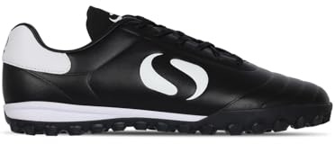 Sondico Mens Strike Astro Turf Trainers Football Boots Black/White 15 (50)