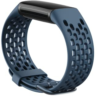 Fitbit Charge 5,Sport Band,Deep Sea,Large