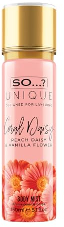 Così…? Unico spray da donna per il corpo con margherita corallina, 150 ml