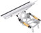 KOSDFOGE RC Aluminium Schneepflug Leichte und Tragbare 1/10 RC Crawler Metall Schneeschaufel für SCX10, TRX4, TRX6, 90046 Ferngesteuertes Auto Zubehör