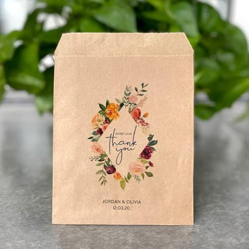 Sacchetti bomboniere personalizzati 3quot;x6quot;/4quot;x6quot;/5quot;x7quot;/6quot;x9quot; Sacchetti regalo di carta Party White/Kraft Paper Bag Cookie Bar Treat Candy Bags-Kraft, 8x15cm 30pcs