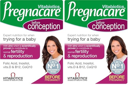 Pregnacare Fertility and Conception for Women, Support During Conception 2-Packs