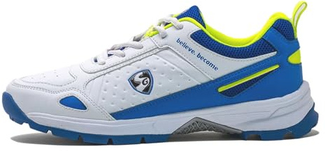 SG Club 6.0 Rubber Spikes Cricket Shoes|Lightweight & Durable Cricket Shoes|Rubber Spikes Sports Shoe for Unisex|Performance Sports Shoes|Rubber Sole