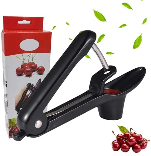 Snocciolatore Ciliegie, Acciaio Inox Snocciolatore Ciliegie, Snocciolatore di Ciliegie, Denocciolatore Per Ciliegie, Snocciolatore Ciliegie e Olive per Preparare Marmellata di Ciliegie (M1)