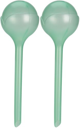 Muddy Hands Pack of 2 Plastic Plant Self Watering Globes Indoor Home Outdoor Garden Automatic Watering Ball Drip Irrigation