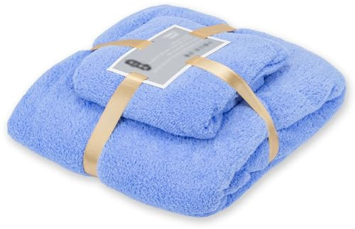 CasAloi Set Asciugamani Bagno da 2 Pezzi - Asciugamani Viso e Bidet Morbidi Assorbenti e Delicati Sulla Pelle
