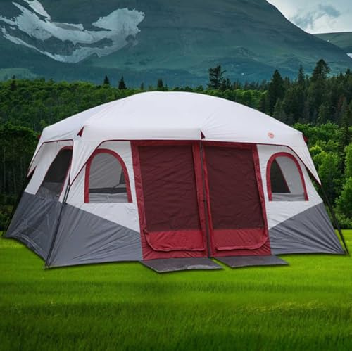 Tenda Grande FMBLDM Impermeabile per 8-12 Persone con 2 Camere da Letto Familiari