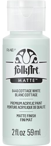 Folkart Acrylic Paint 2 oz. Bianco (Cottage White)