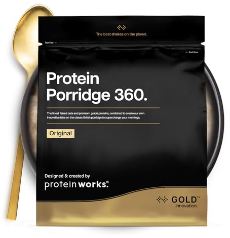 The Protein Works Porridge Proteico 360 Basso Contenuto di Zuccheri, Ricco di Fibre, Vitamine E Minerali - 2 kg