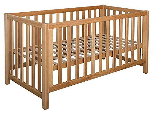 Betten-ABC Bubema Babybett Nils Classic (Größe: 60x120 cm; Farbe: Natur geölt)