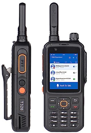 Inrico T320 4G Internet Mobile WiFi Bluetooth Radio Unlocked GSM Compatible with Zello Real PTT Android 7.0 Network Radio