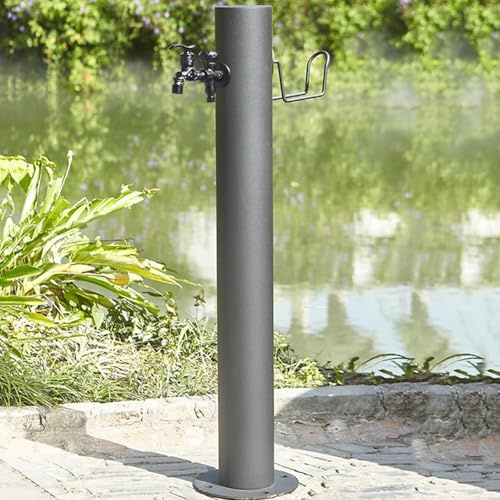 Water Column Garden Pump Multifunction Garden Water Pump With Stand Easy Operation Hand Operated Robust Cast Iron Comfortable Sleek Finish,B,20.5 * 86CM