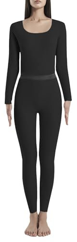 Dwevkeful Thermounterwäsche Kinder, Fahrradbekleidung Damen Slim fit Stretch Fahrradbekleidung Funktionsunterwäsche Warm Schnelltrocknend Thermounterwäsche Skiunterwäsche Set Unterwäsche