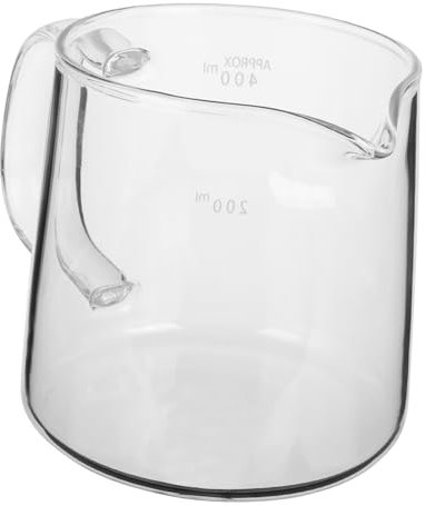 Zerodeko Carafe à Café Verre Borosilicate Verseuse Manuelle pour Infusion à Design Facile