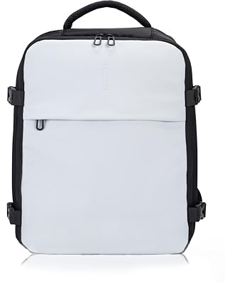 CELIMS - Sac A Dos Voyage Cabine Avion 40x30x20 | Bagage à bagage a main 40x30x20 | 24L | Imperméable | Polyester Léger Pour Ryanair, Easyjet, Volotea | Sac À Dos Voyage | Gris