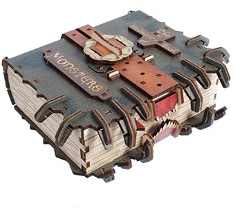 UGEARS Harry Potter Il Libro Mostro dei Mostri - Puzzle 3d Legno, Modellismo da Costruire Adulti, Buono Regalo Creativo, Hobby Creativi Adulti Modellino da Costruire per Appassionati Costruzioni Legno