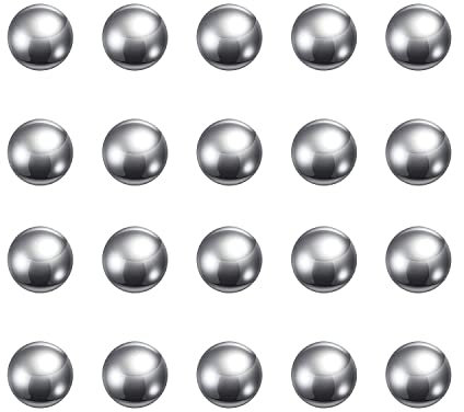 TOP-VIGOR 50Pcs 3mm 316L Bearing Balls, Stainless Steel G100 Precision/Repairing Balls for Industrial Accessories, Bicycle Wheel, DIY Projects