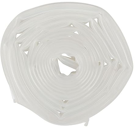 COGEX - Joint de calfeutrage adhésif, joint calfeutrage porte, joint calfeutrage fenêtre - En silicone - Dimensions: 5mx9mm - Transparent - Universel - Pose rapide - Isole et protège du froid, du vent