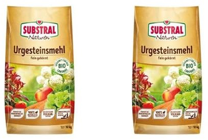 Hamann Mercatus GmbH Substral Urgesteinmehl 20 kg - 100% natürliches Andesit-Vulkangesteinsmehl aus Deutschland