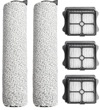 Besttoolifes Parti per aspirapolvere e accessori per aspirapolvere a secco umido compatibile con Tineco per iFloor 3 e modelli senza fili Floor S3, kit di ricambio per pavimenti duri con