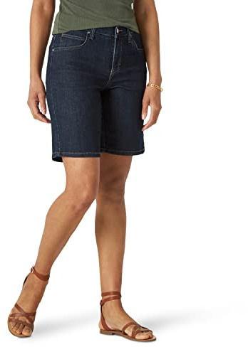 Lee Women's Relaxed Fit Bermuda Short, Lagoon, 16