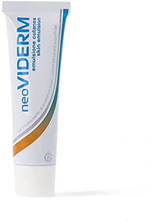 Rilastil - Neoviderm Emulsión Calmante Regeneradora, Ácido Hialurónico Concentrado, Piel Dañada Tatuajes Nuevos Quemaduras 1º-2º, Post-Depilación Láser, Cicatriza Rápido No Altera Color - 30 ml