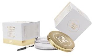 NISHLADY Brow Lift Lamination Gel Kit with Brush, Clear Tint, MEGA SIZE - 50 ml | Eyebrow Shaping Wax | Eye Brows Styling Soap | Long Lasting Hold Freeze Gel