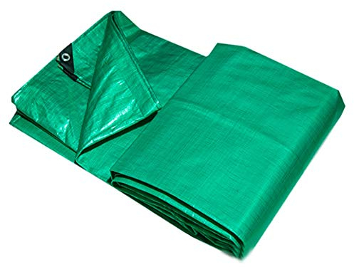 Verdickte Plane für den Außenbereich, Überdachung, Pavillon, Dach, Sonnenschutz, LKW-Schatten (Farbe: Grün, Größe: 3 x 5 m)